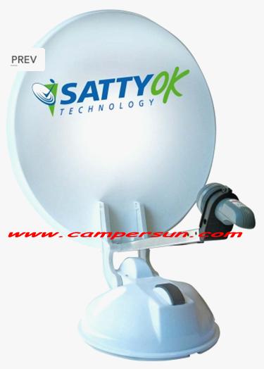 camper Antenne Satellitari  Parabola automatica camper technology sattyok. codice articolo:  60032