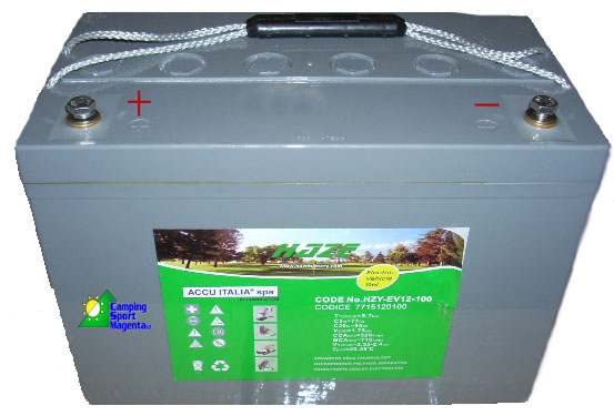 camper Batterie Avviamento, Servizi  Batteria al gel 94ah