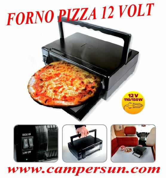 camper Forni  Forno portatile 12v pizza espress camper auto