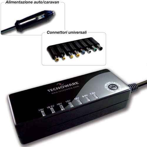 camper Inverter  Alimentatore universale da auto per netbook