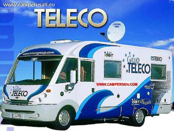 camper Antenne Satellitari  Parabola satellite puntamento automatico teleco
