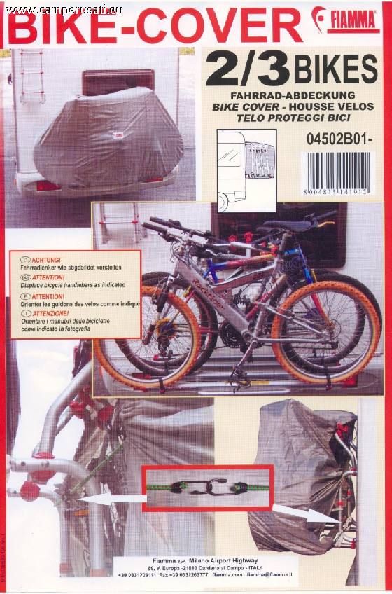 camper PortaBici  Telo copribici fiamma