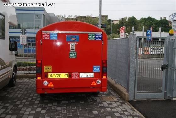 camper Ganci Traino e PortaMoto  Portamoto carrello chiuso 